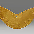 Pectoral en or, quimbaya, env. 1000-1500 ap. j.c.