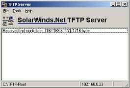 configuring tftp server