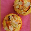 Petits gâteaux à la polenta, amande et abricots
