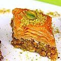 Baklava { baklawa } aux pistaches