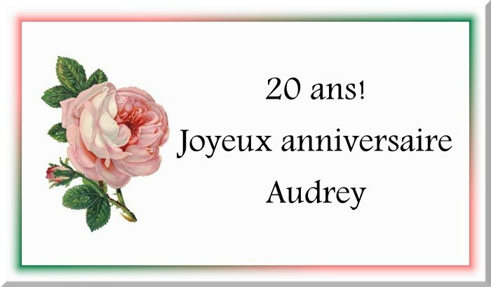 Ans Bon Anniversaire Audrey Je Tricote Tu Crochetes