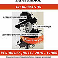 Vendredi 6 juillet 2018 à saint andiol (13670): inauguration du musée jean moulin