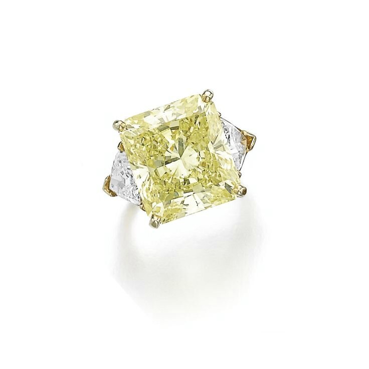 Cartier canary best sale diamond ring