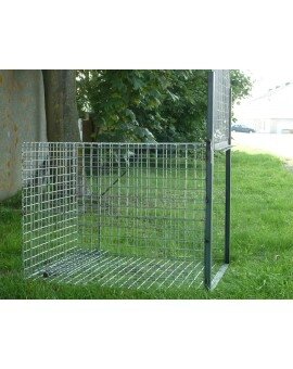 701340 cage a renard 1 entrée 75x75x100