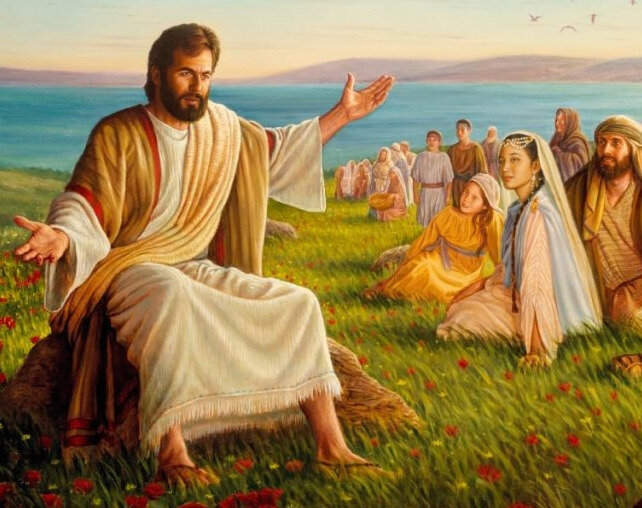 Jésus avec la foule