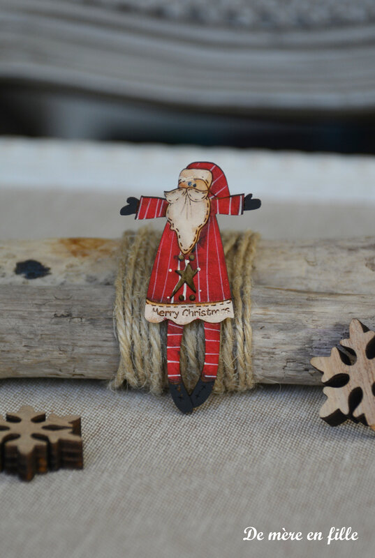 père noël merry christmas rouge