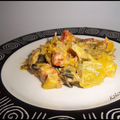 Fondue de poireaux & chorizo & parmesan
