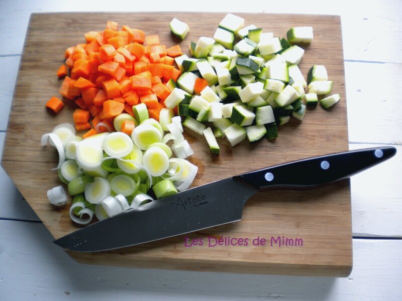 Dos de cabillaud aux petits légumes