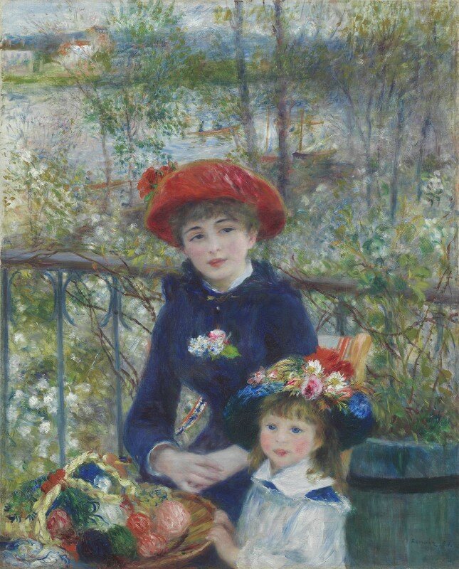 Two Sisters (On the Terrace), 1881