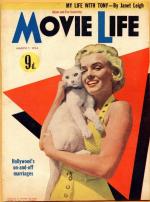 1951-08-MM_in_white_dress-studio_Fox-AYAYF-with_cat_Pinky-mag-1954-01-03-movie_life-australie