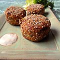 Boulettes de légumes, boulgour et noix