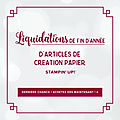 Liquidations de fin d'année - 03 décembre 2019 au 02 janvier 2020